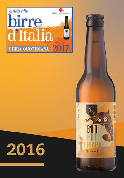 2016 The Sagrin Brewery featured in the Guide Birre d’Italia 2017